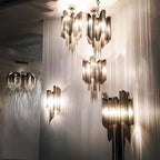 Lustra Suspension Lampe Chaîne en Nickel Coulant - Neutralighting