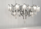 Lustra Suspension Lampe Chaîne en Nickel Coulant - Neutralighting