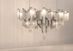 Lustra Suspension Lampe Chaîne en Nickel Coulant - Neutralighting