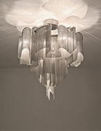 Lustra Suspension Lampe Chaîne en Nickel Coulant - Neutralighting