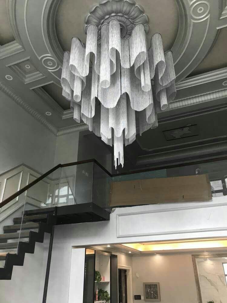 Lustra Suspension Lampe Chaîne en Nickel Coulant - Neutralighting