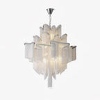 Lustra Suspension Lampe Chaîne en Nickel Coulant - Neutralighting