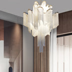 Lustra Suspension Lampe Chaîne en Nickel Coulant - Neutralighting