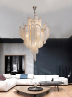 Lustra Suspension Lampe Chaîne en Nickel Coulant - Neutralighting