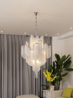 Lustra Suspension Lampe Chaîne en Nickel Coulant - Neutralighting