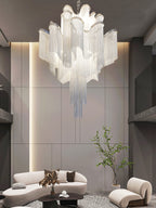 Lustra Suspension Lampe Chaîne en Nickel Coulant - Neutralighting
