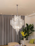 Lustra Suspension Lampe Chaîne en Nickel Coulant - Neutralighting