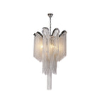 Lustra Suspension Lampe Chaîne en Nickel Coulant - Neutralighting