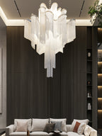 Lustra Suspension Lampe Chaîne en Nickel Coulant - Neutralighting