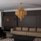 Lustra Suspension Lampe Chaîne en Nickel Coulant - Neutralighting