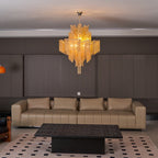 Lustra Suspension Lampe Chaîne en Nickel Coulant - Neutralighting