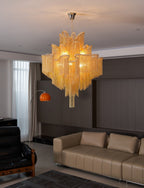 Lustra Suspension Lampe Chaîne en Nickel Coulant - Neutralighting