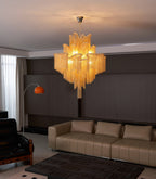 Lustra Suspension Lampe Chaîne en Nickel Coulant - Neutralighting