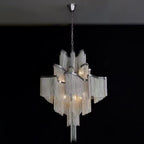Lustra Suspension Lampe Chaîne en Nickel Coulant - Neutralighting