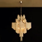 Lustra Suspension Lampe Chaîne en Nickel Coulant - Neutralighting