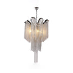Lustra Suspension Lampe Chaîne en Nickel Coulant - Neutralighting