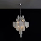 Lustra Suspension Lampe Chaîne en Nickel Coulant - Neutralighting
