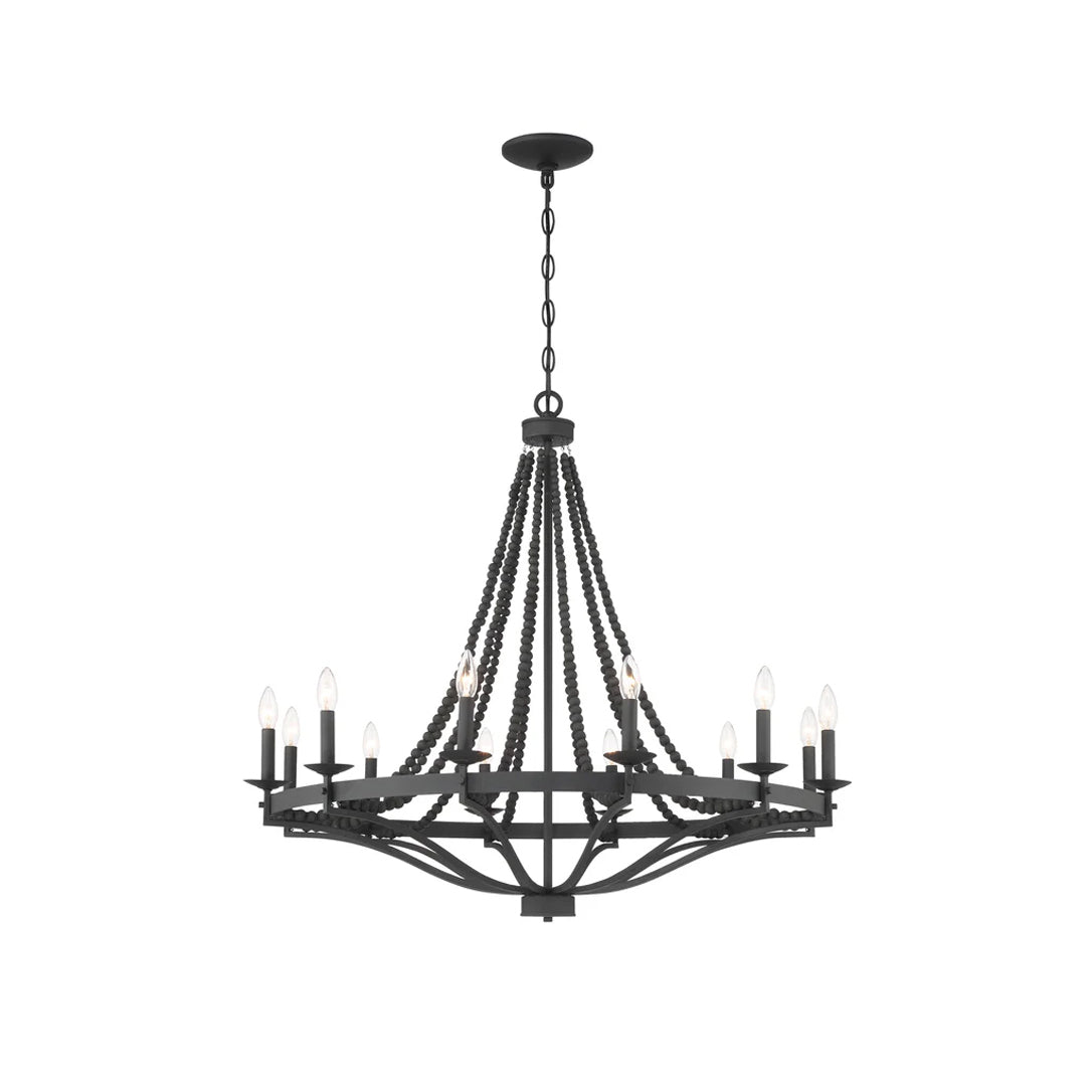 Isoren Ancien Industriel Bois Métal Lustre - Neutralighting