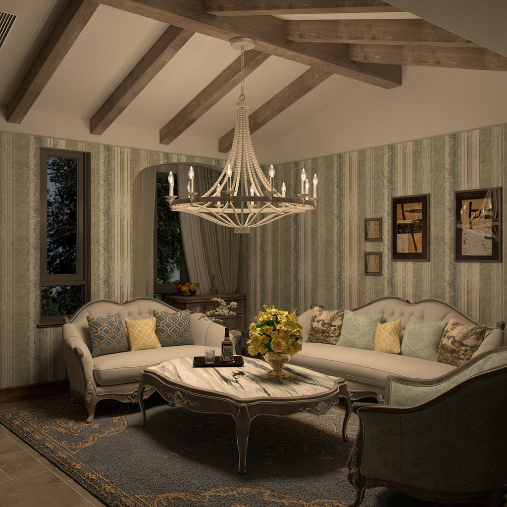 Isoren Ancien Industriel Bois Métal Lustre - Neutralighting