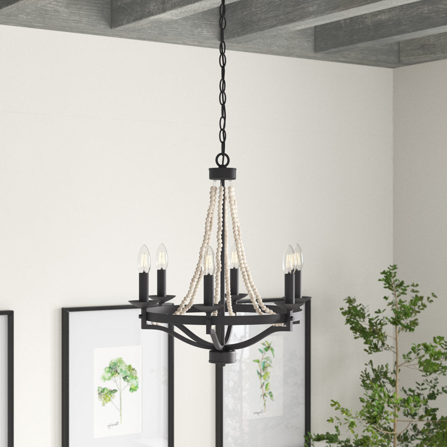 Isoren Ancien Industriel Bois Métal Lustre - Neutralighting