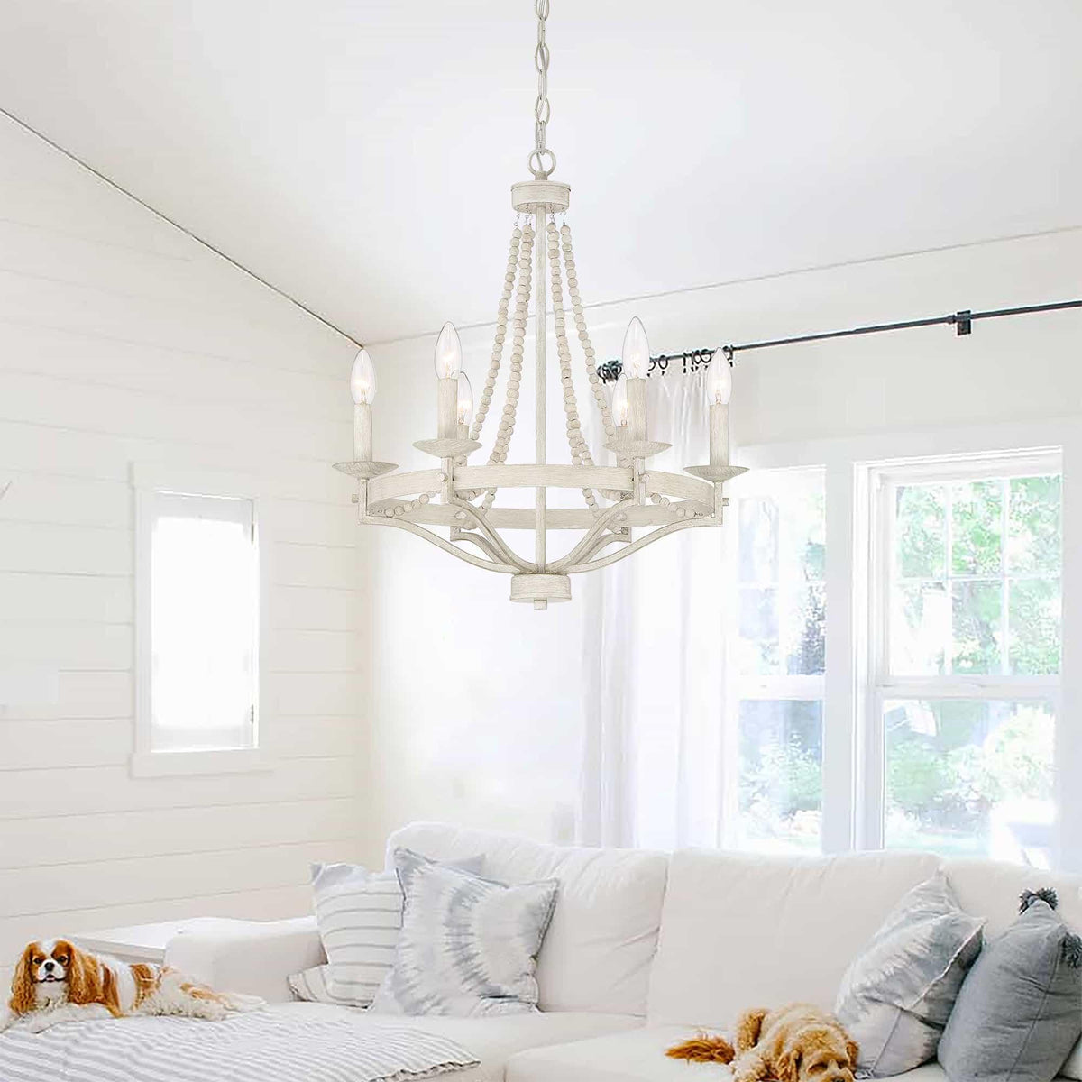 Isoren Ancien Industriel Bois Métal Lustre - Neutralighting
