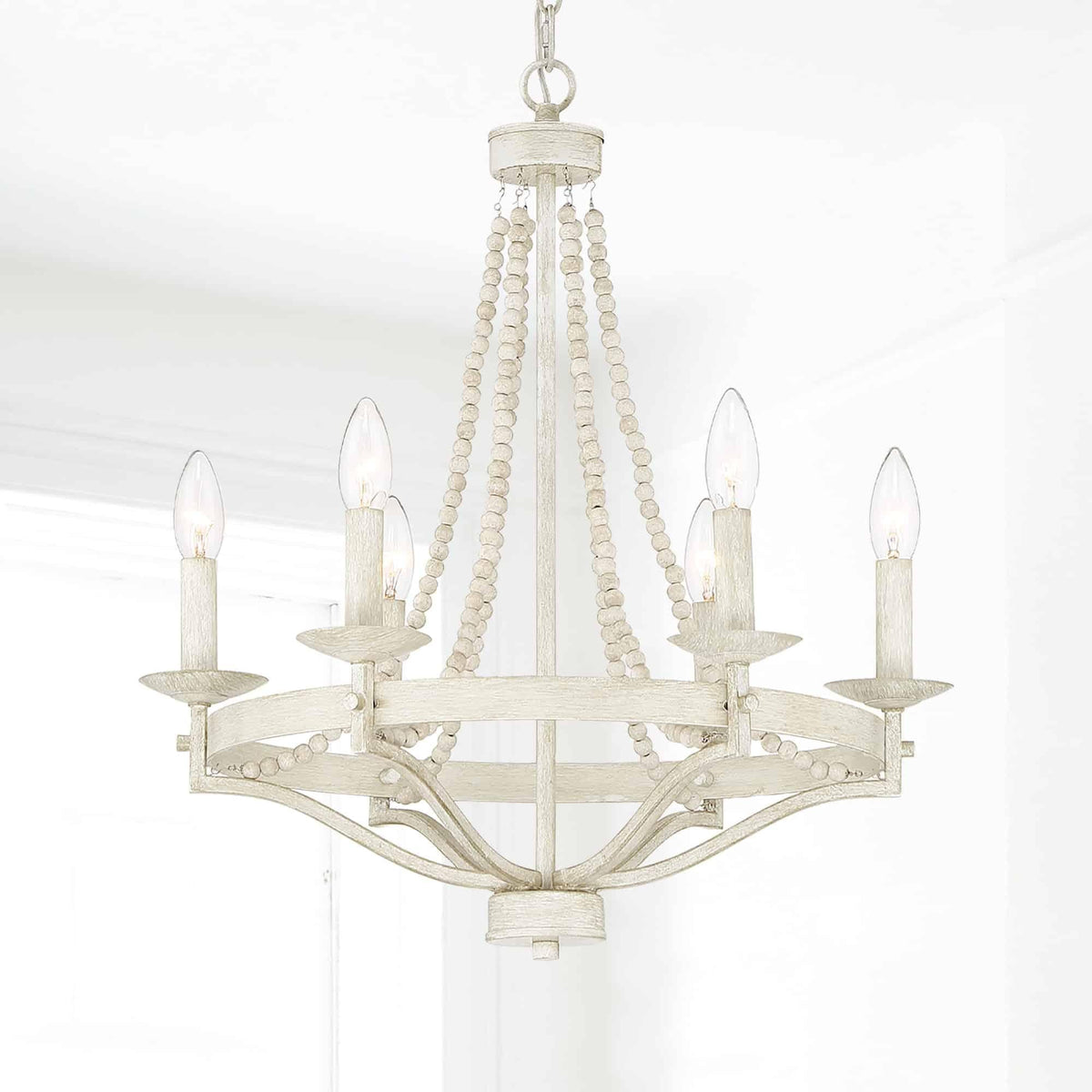 Isoren Ancien Industriel Bois Métal Lustre - Neutralighting