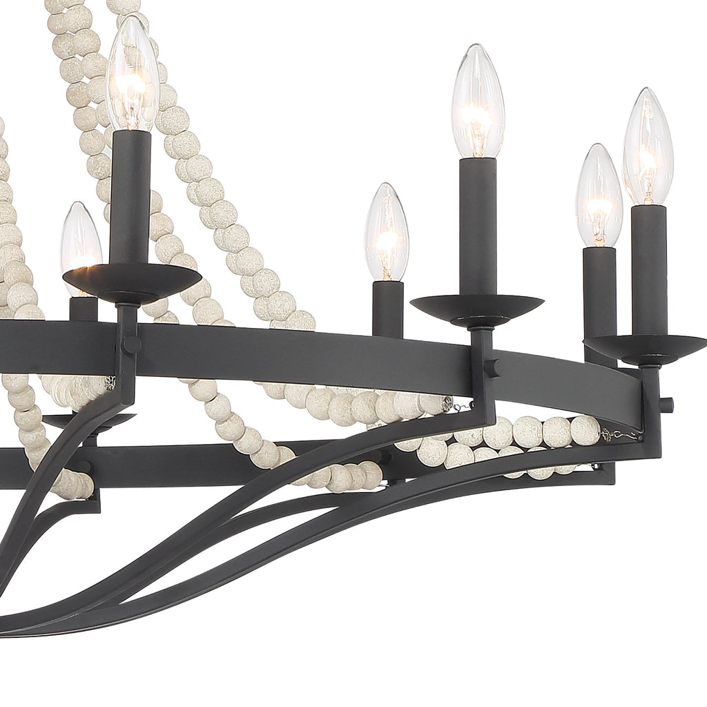 Isoren Ancien Industriel Bois Métal Lustre - Neutralighting