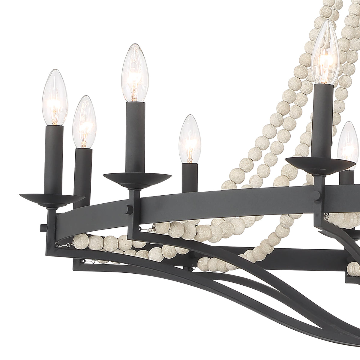 Isoren Ancien Industriel Bois Métal Lustre - Neutralighting