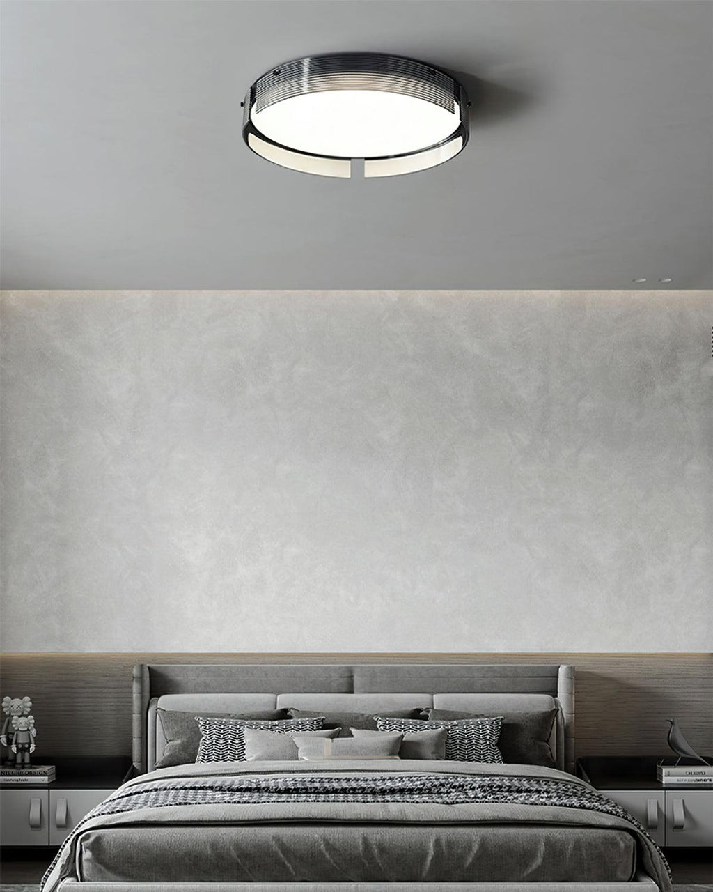Stripe Lustre Plafonnier Moderne Laiton Lignes Élégantes - Neutralighting