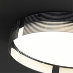 Stripe Laiton Plafonnier Cadre Circulaire Moderne Chambre - Neutralighting