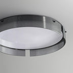 Stripe Laiton Plafonnier Cadre Circulaire Moderne Chambre - Neutralighting