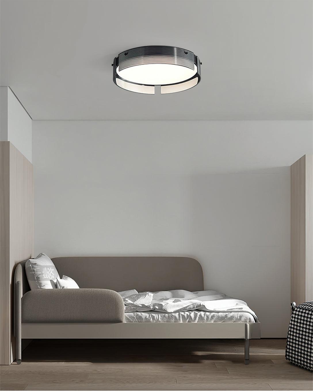 Stripe Lustre Plafonnier Moderne Laiton Lignes Élégantes - Neutralighting