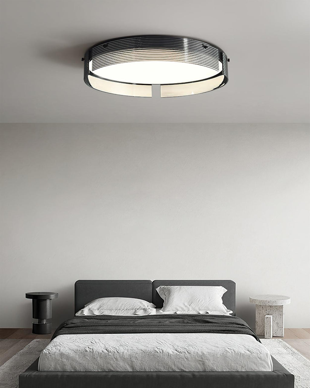 Stripe Lustre Plafonnier Moderne Laiton Lignes Élégantes - Neutralighting