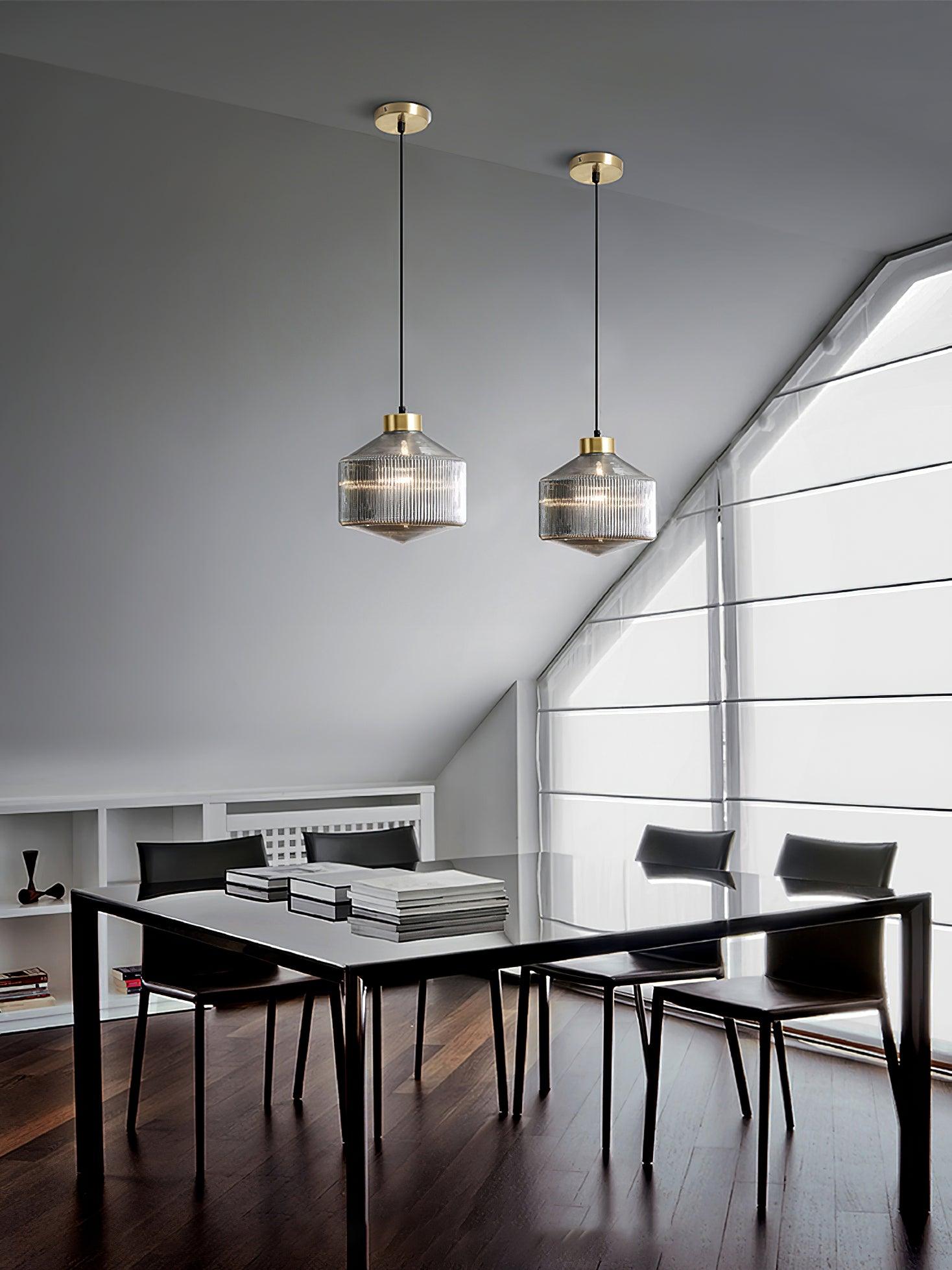 Velorarn Suspension Lampe Artistique en Verre - Neutralighting