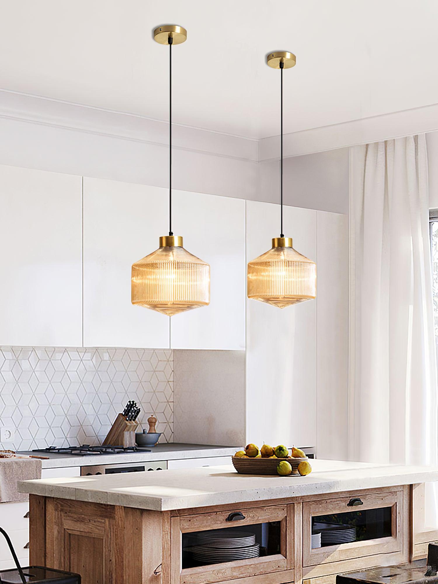 Velorarn Suspension Lampe Artistique en Verre - Neutralighting