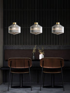 Velorarn Suspension Lampe Artistique en Verre - Neutralighting