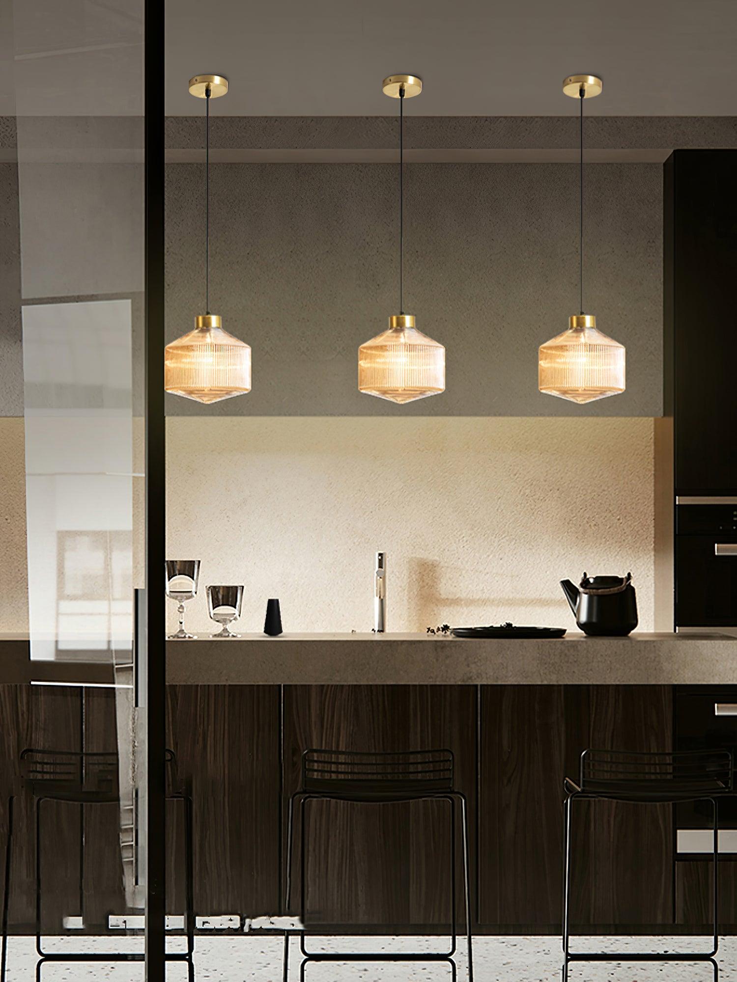 Velorarn Suspension Lampe Artistique en Verre - Neutralighting