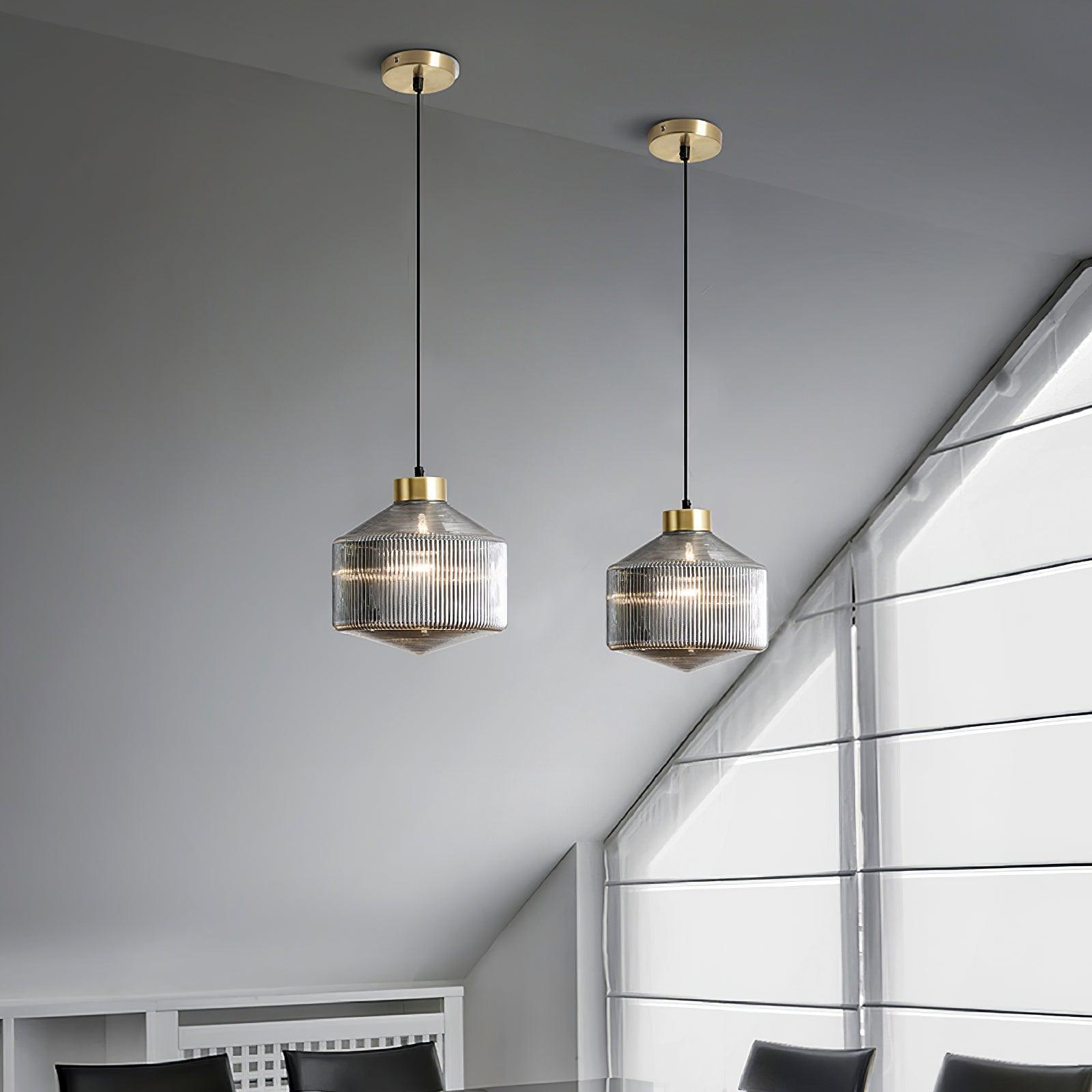 Velorarn Suspension Lampe Artistique en Verre - Neutralighting