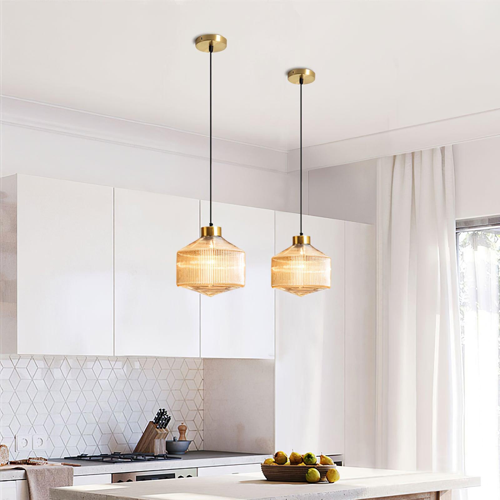 Velorarn Suspension Lampe Artistique en Verre - Neutralighting