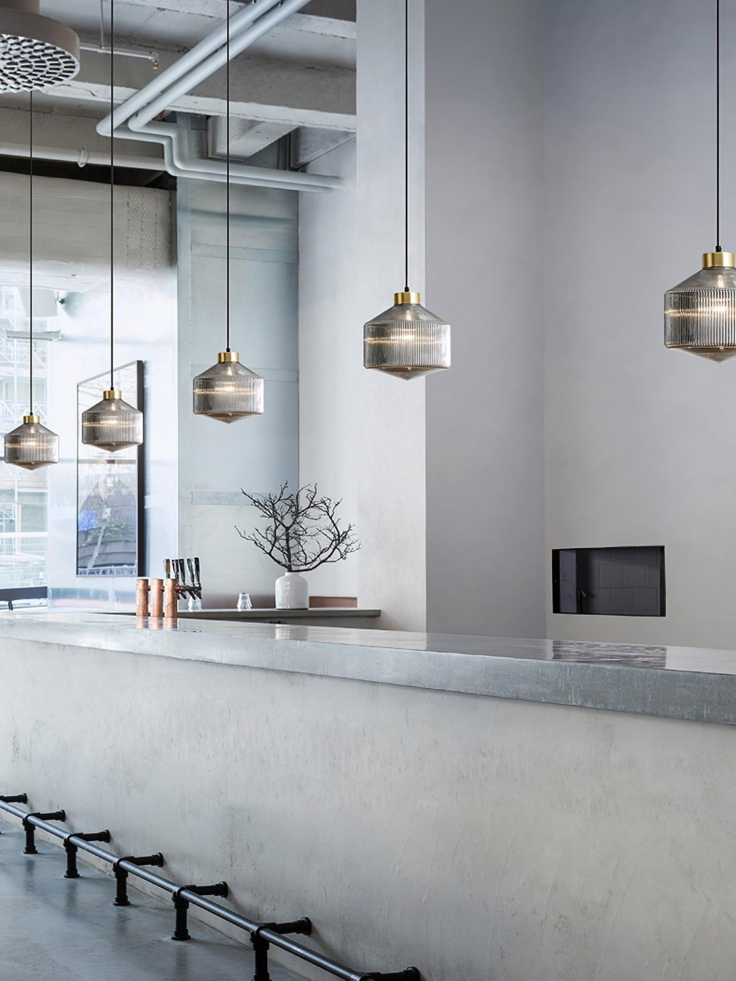 Velorarn Suspension Lampe Artistique en Verre - Neutralighting