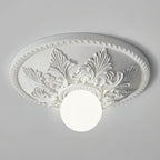 Aero Plafonnier Classique Globe en Résine et Verre - Neutralighting