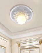 Aero Plafonnier Classique Globe en Résine et Verre - Neutralighting