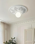 Aero Plafonnier Classique Globe en Résine et Verre - Neutralighting
