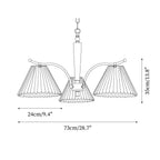 Nexus Lustre à Abat-Jours en Tissu Plissé - Neutralighting