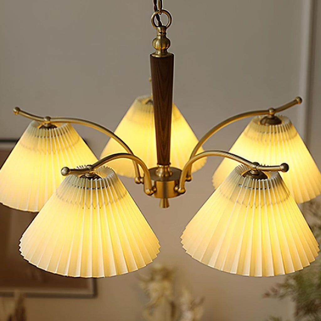 Nexus Lustre à Abat-Jours en Tissu Plissé - Neutralighting