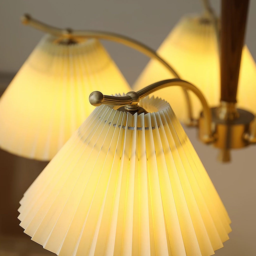 Nexus Lustre à Abat-Jours en Tissu Plissé - Neutralighting