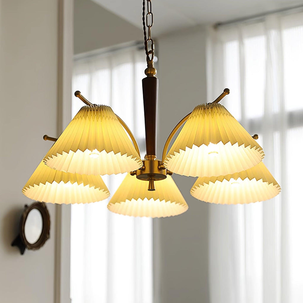 Nexus Lustre à Abat-Jours en Tissu Plissé - Neutralighting