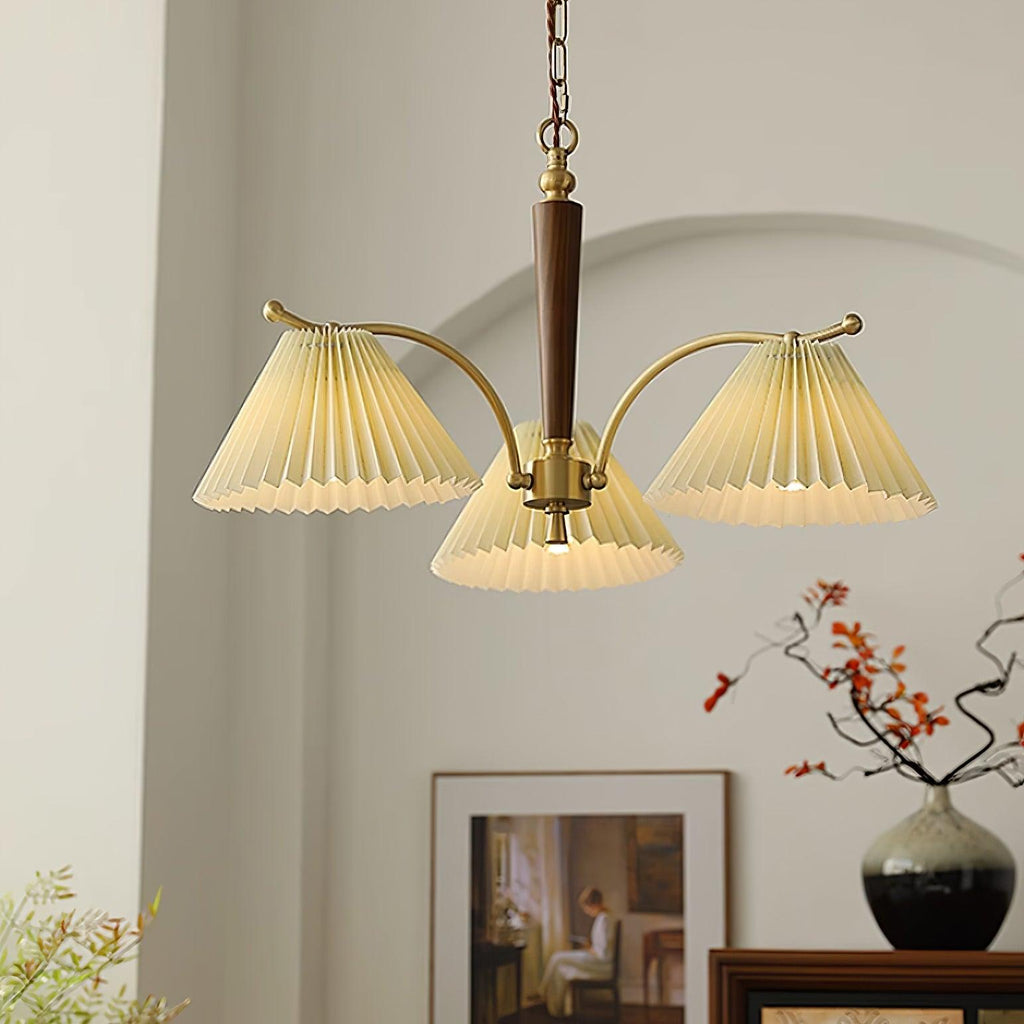 Nexus Lustre à Abat-Jours en Tissu Plissé - Neutralighting