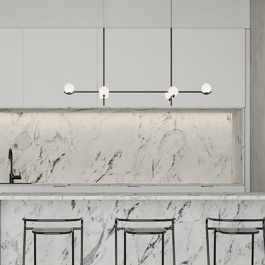 Fayno Lustre Globe Blanc - Neutralighting