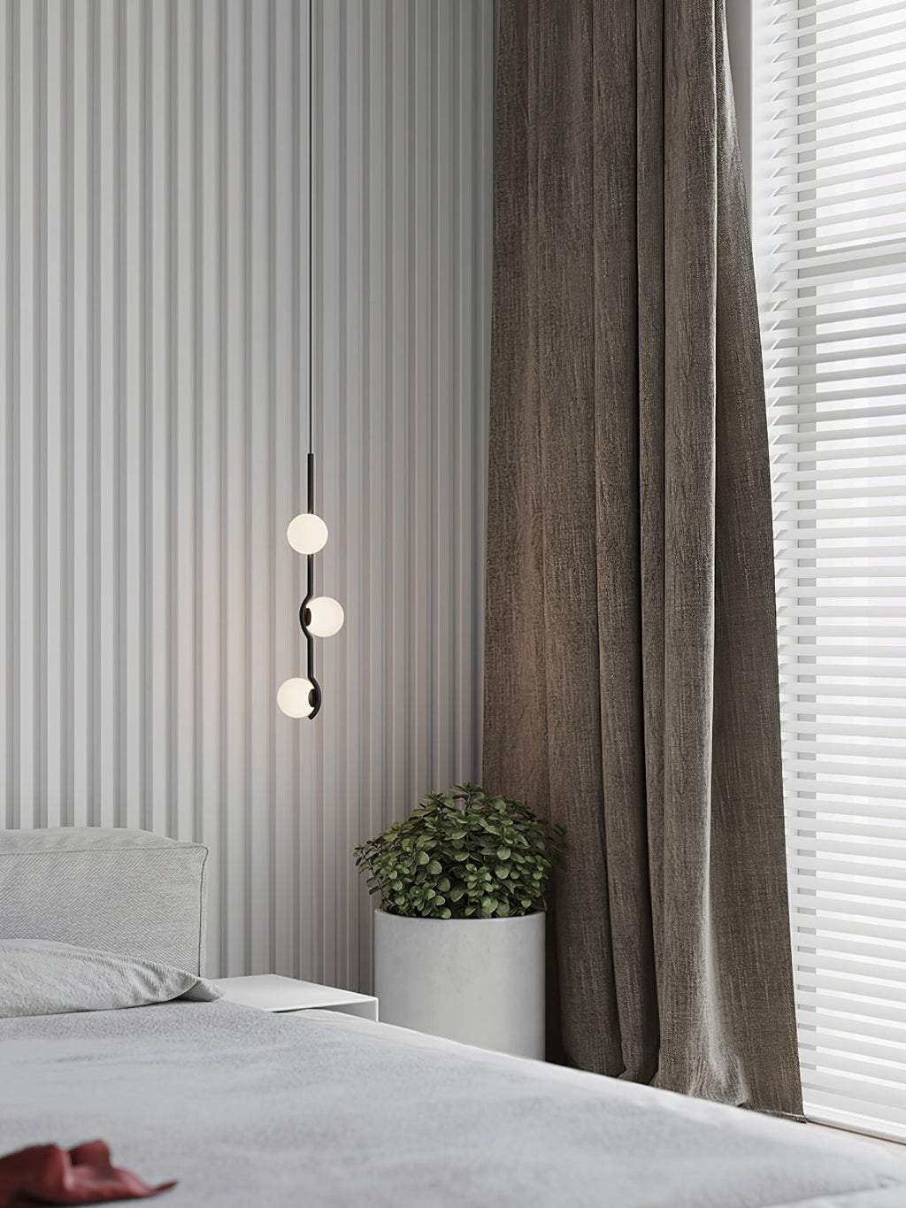 Fayno Lustre Globe Blanc - Neutralighting
